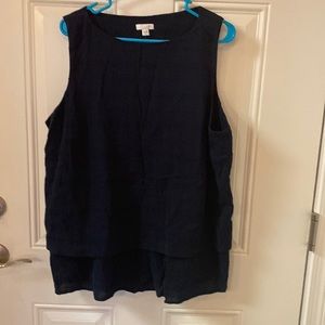 COPY - J.Jill NWT Perfect Reversible Women’s Sleeveless Tank Top, XL, 100% Cott…